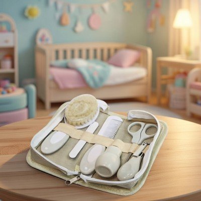 trousse de soin pour bébé kaki chambre enfant