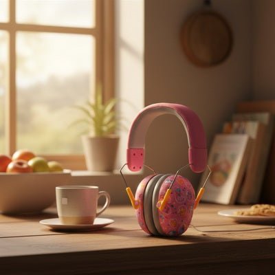 casque anti bruit bébé rose princesse