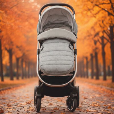 chancelière universelle pour poussette grise