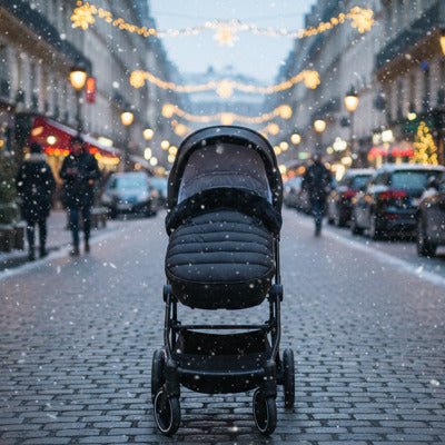 chancelière universelle pour poussette noire