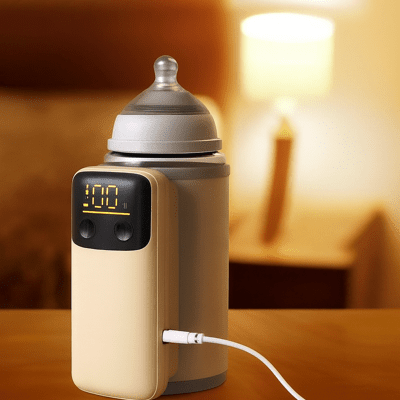 chauffe biberon nomade nuit sur bureau chambre coucher