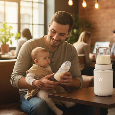 chauffe biberon nomade table café