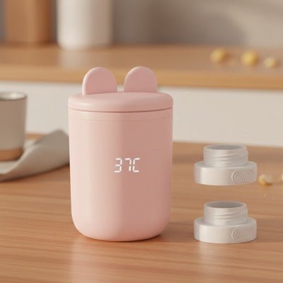 chauffe biberon nomade table rose