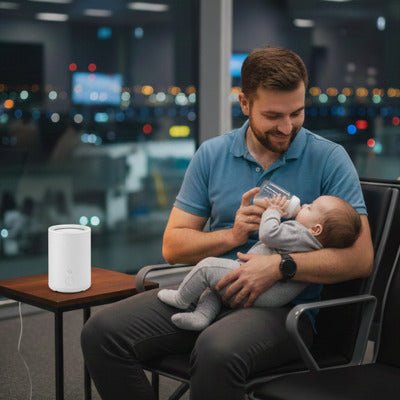 chauffe biberon sans fil papa aéroport