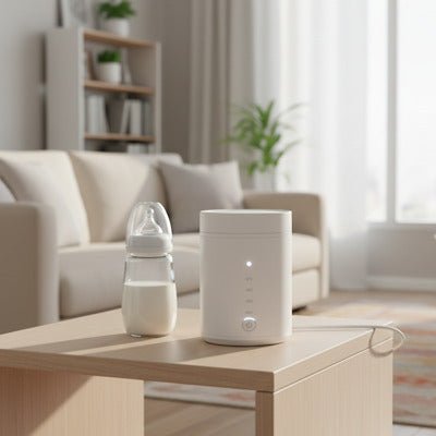 chauffe biberon sans fil table salon
