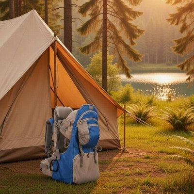 porte bébé randonnée bleu