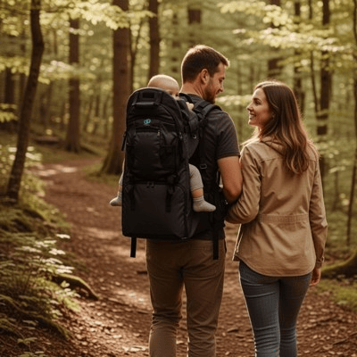 porte bébé randonnée images en rotation