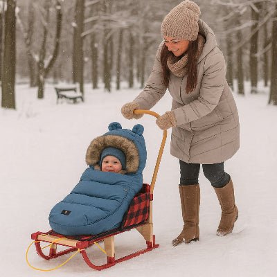 poussette chancelière bleu matelot