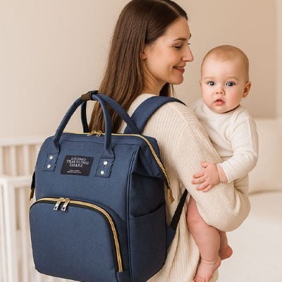 sac à dos à langer marin