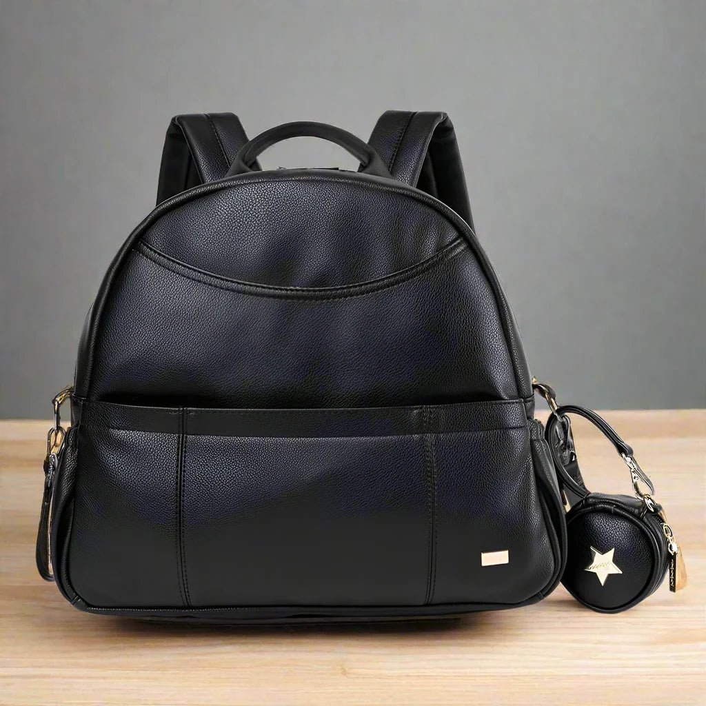 Sac à Dos - BlackDiaperBackpack™ - Noir - Collection Bébé Plume