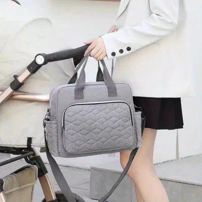 Sac à Langer - TotalProtectDiaperBag™ - Gris - Collection Bébé Plume