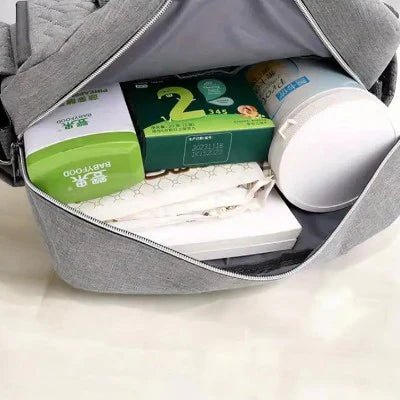 Sac à Langer - TotalProtectDiaperBag™ - Gris - Collection Bébé Plume