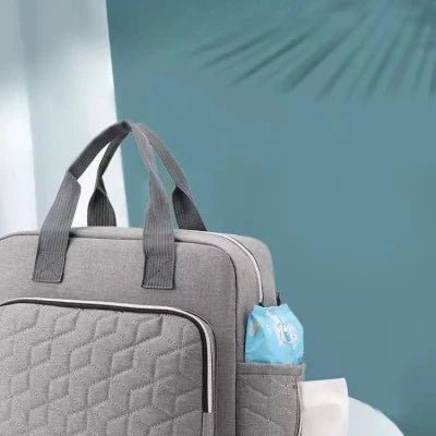 Sac à Langer - TotalProtectDiaperBag™ - Gris - Collection Bébé Plume