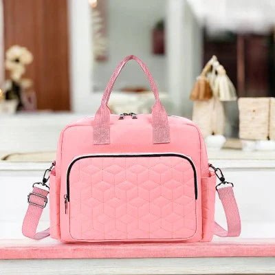 Sac à Langer - TotalProtectDiaperBag™ - Rose - Collection Bébé Plume