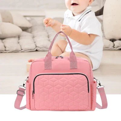 Sac à Langer - TotalProtectDiaperBag™ - Rose - Collection Bébé Plume