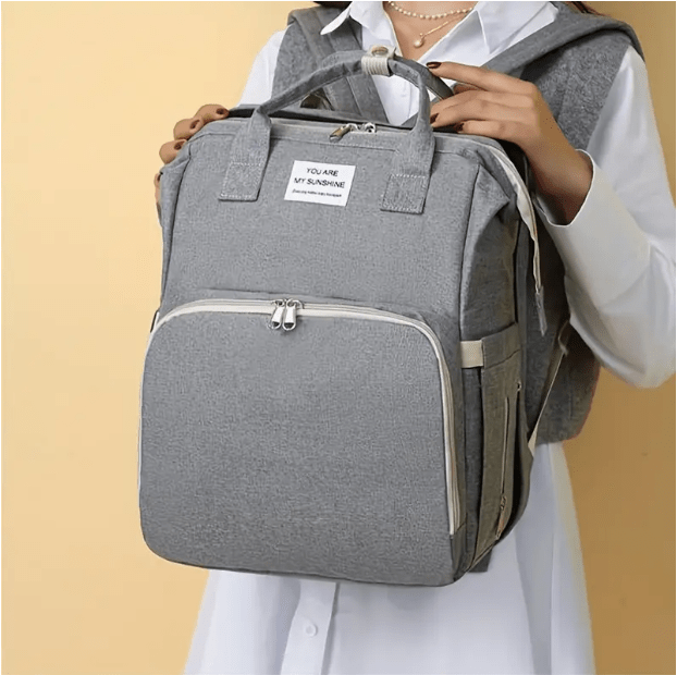 Sac de Voyage - BigBackpack™ - Gris - Collection Bébé Plume