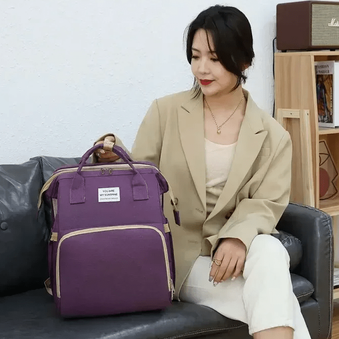 Sac de Voyage - BigBackpack™ - Violet - Collection Bébé Plume