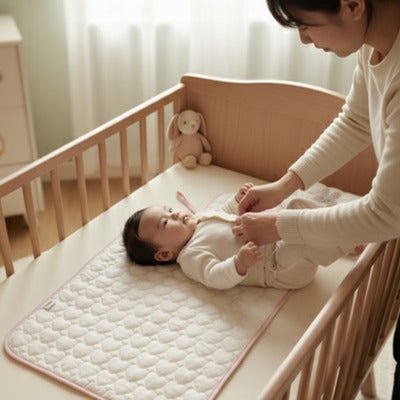 tapis à langer nomade maman chambre