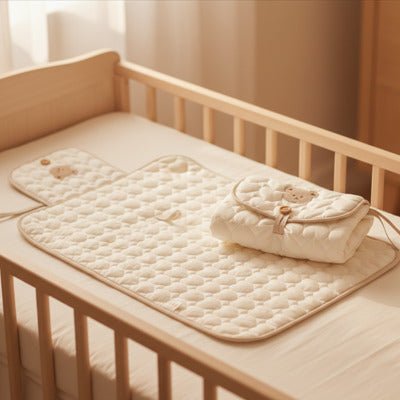 tapis à langer nomade ourson lit